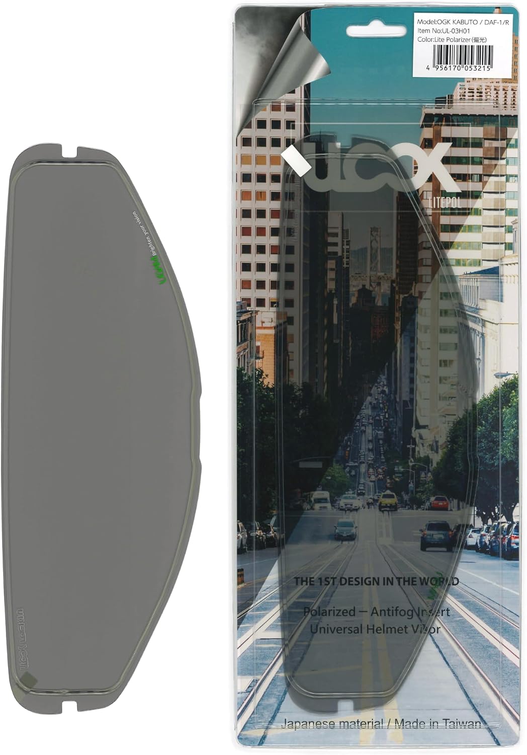 オージーケーカブト DAFブルーミラーシールド＆ピンロックシート